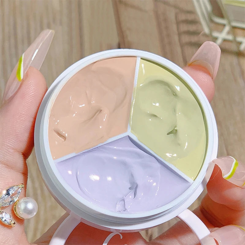 MYALBTROZ XIXI 3-Color Concealer Palette | Full Coverage for Dark Circles, Acne & Blemishes