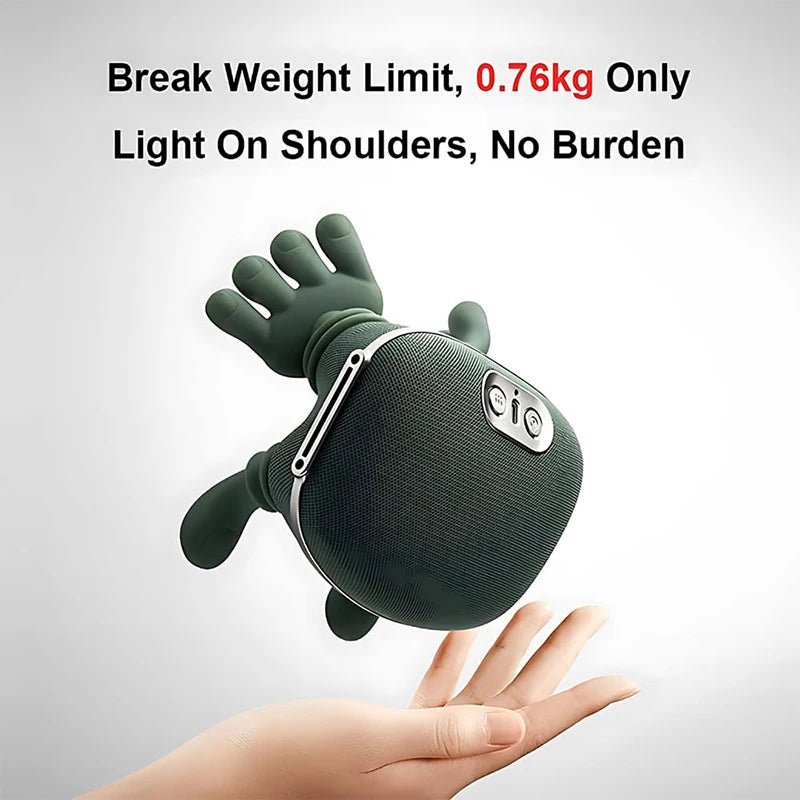 MYALBTROZ™ Smart Bionic Neck & Shoulder Massager Deep Kneading Heat Therapy for Full Body Relaxation
