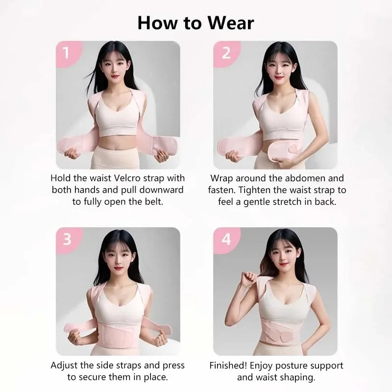 Myalbtroz Aligné™ Adjustable Posture Corrector & Back Support Belt
