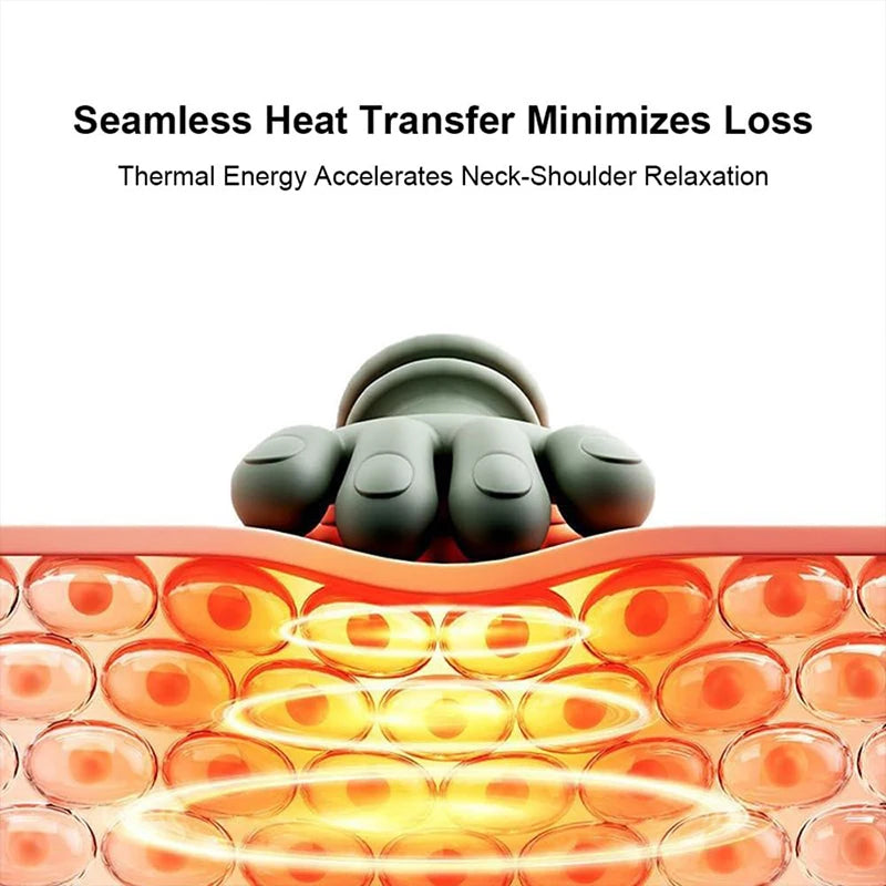 MYALBTROZ™ Smart Bionic Neck & Shoulder Massager Deep Kneading Heat Therapy for Full Body Relaxation