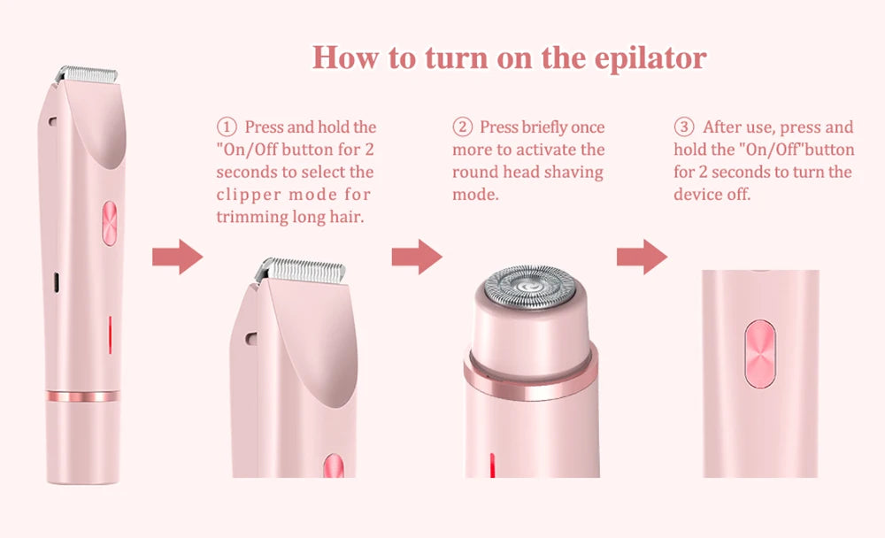 MYALBTROZ™ 2-in-1 Electric Shaver for Women