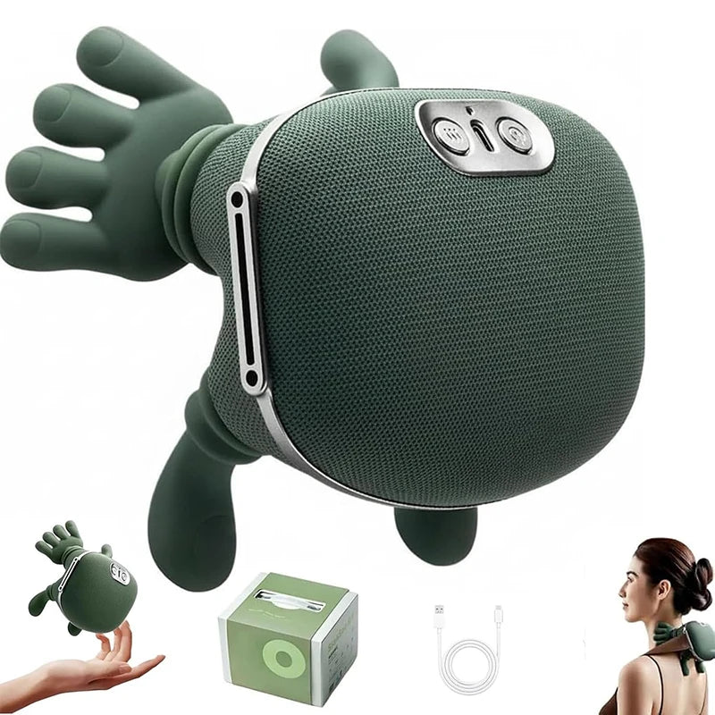 MYALBTROZ™ Smart Bionic Neck & Shoulder Massager Deep Kneading Heat Therapy for Full Body Relaxation