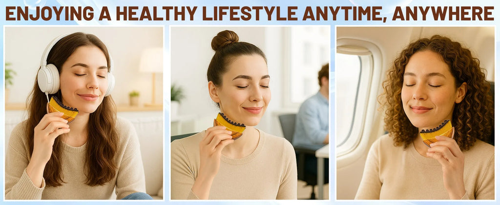 MYALBTROZ™ Lymphatic Contour Face Brush – Ergonomic Facial Drainage Massager for Jawline, Chin & Skin Sculpting